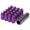 Muteki SR35 Purple Closed End Lug Nuts w/Lock Set 2x1.50 35mm 