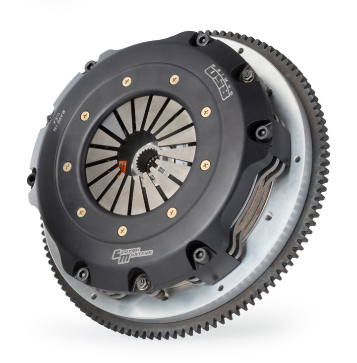 Clutch Masters Masters 5spd 8.50in Street Twin Disc Clutch Kit w/ Steel FW (Pull Type) for EVO X