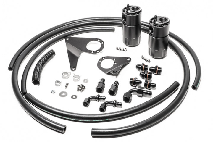 Radium Engineering Dual Catch Can Kit Fluid Lock for EVO X