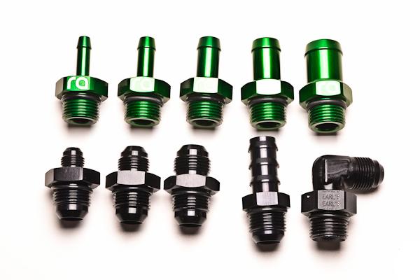 Radium Engineering 10AN PCV Valve Cover Adapter for EVO 8/9