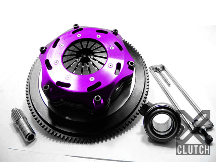 XCLUTCH 2.0L 7.25in Twin Solid Ceramic Clutch Kit for EVO X