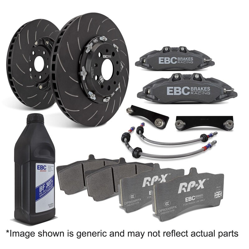 EBC Racing 2.0T Anodized Apollo-6 355mm Rotors Front Big Brake Kit for EVO X