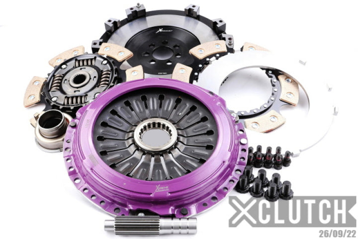 XCLUTCH 2.0L 9in Twin Sprung Ceramic Clutch Kit for EVO X