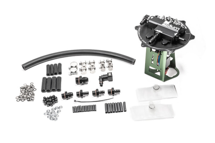 Radium Engineering Fuel Hanger Fits AEM 50-1220 / DW440 - Pumps Not Included for EVO 8/9