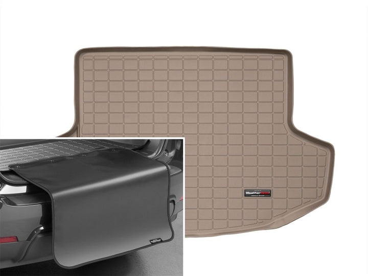 WeatherTech Sportback Cargo Liners w/ Bumper Protector - Tan (Not ) for Lancer Ralliart