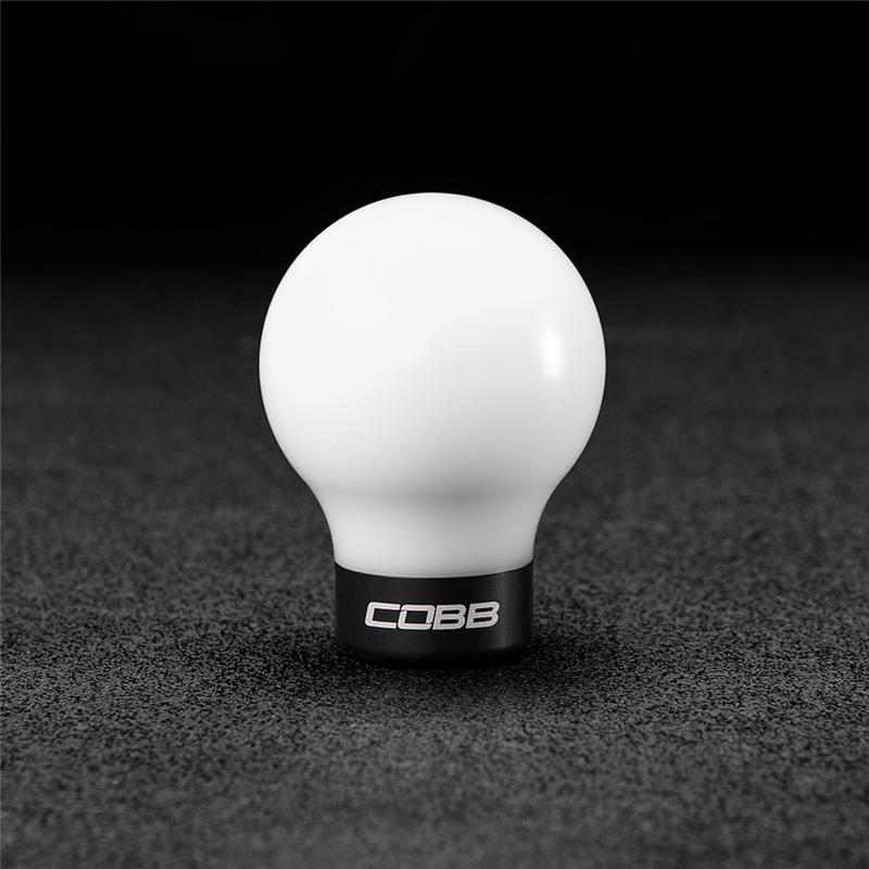 COBB GSR/MR/MRT White with Black Base Shift Knob for EVO X