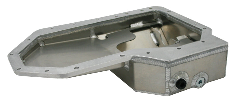 Moroso (w/Factory AC) Road Race Baffled Extra Capacity Aluminum Oil Pan for EVO X