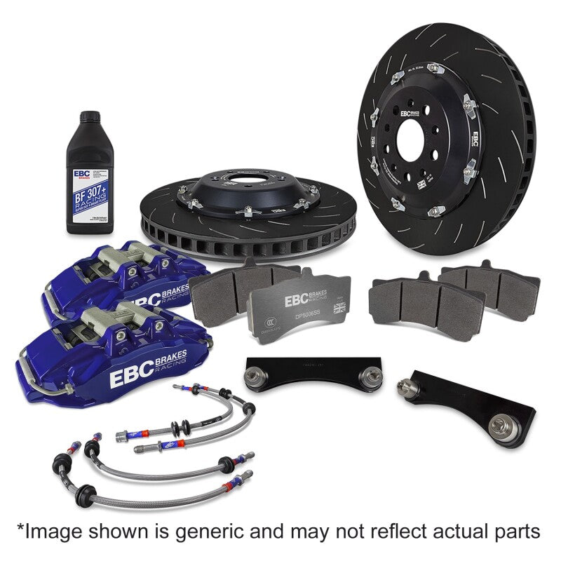 EBC Racing 2.0T Blue Apollo-6 355mm Rotors Front Big Brake Kit for EVO X