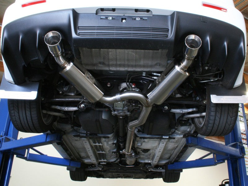 aFe Takeda Exhaust 304SS Dual Cat-Back w/ Polished Tips L4 2.0L Turbo for EVO X