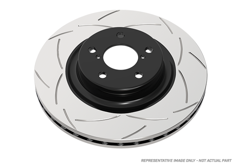 DBA Street T2 Slotted Front Brake Rotor for EVO X