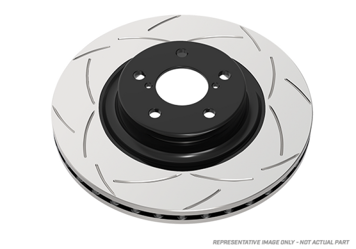 DBA Street T2 Slotted Rear Brake Rotor for EVO X