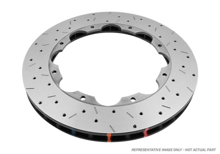 DBA Front Drilled & Slotted 5000 Series Brembo Onl for EVO 8/9