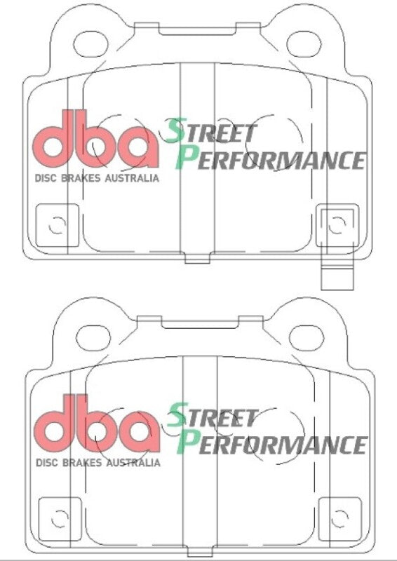 DBA SP500 Rear Brake Pads for EVO X