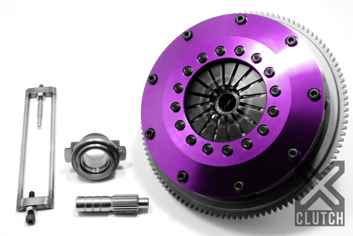 XCLUTCH 2.0L 8in Twin Solid Ceramic Clutch Kit for EVO X