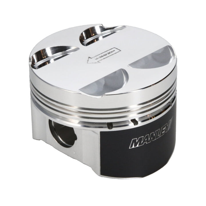 Manley Performance 4G63T 87.0mm +2.0mm Over Bore 10.0/10.5:1 Flat Top Pistons w/ Rings for EVO 8/9