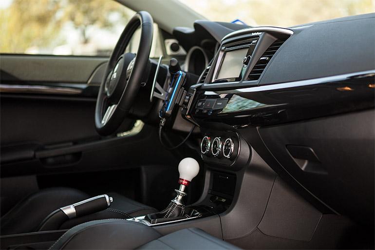 COBB GSR/MR/MRT White with Red Base Shift Knob for EVO X