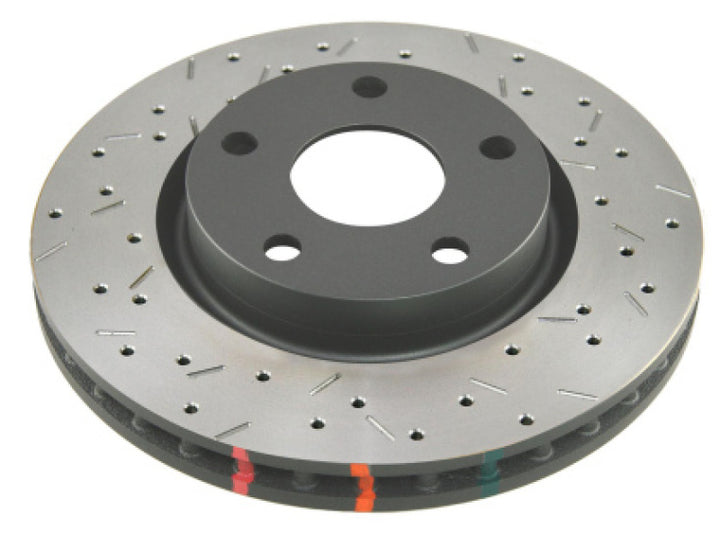 DBA Rear 4000 Series Drilled & Slotted Rotor for EVO 8