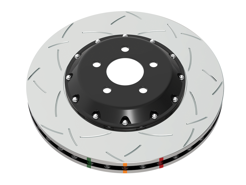 DBA T3 5000 Series Front Slotted Rotor w/NAS Nuts for EVO X