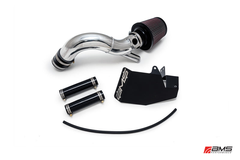 AMS Performance Replacement Intake Pipe w/MAF Housing & Bungs - Polished for EVO X