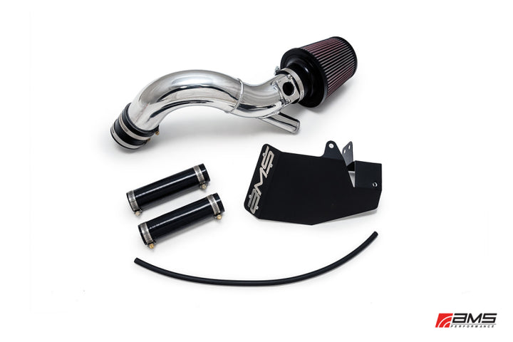 AMS Performance Replacement Intake Pipe w/MAF Housing & Bungs - Polished for EVO X