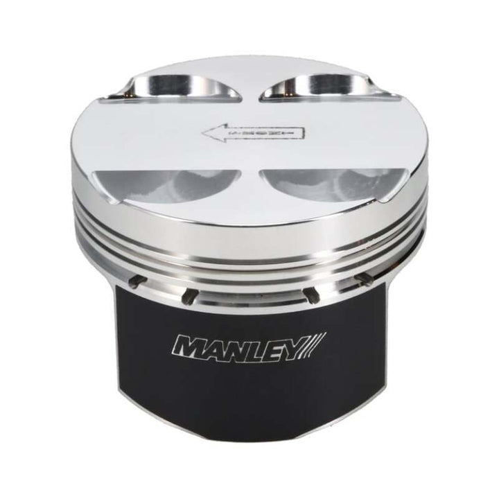 Manley Performance 4G63T/4G63 85.5mm +.5mm Over Bore 10.0/10.5:1 Flat Top Pistons w/ Rings for EVO 8/9