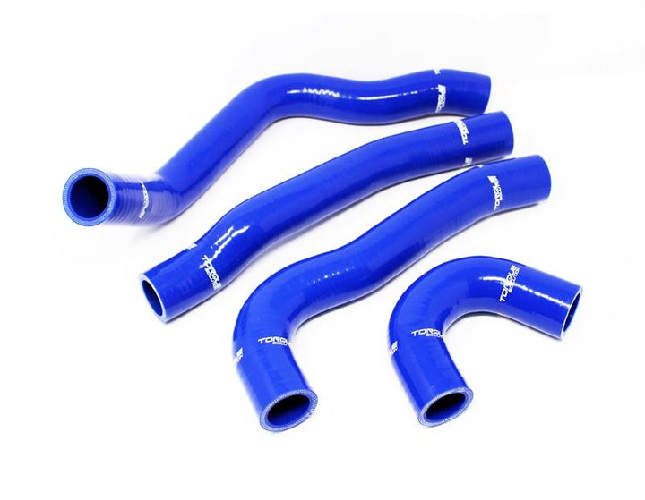 Torque Solution Solution Silicone Radiator Hose Kit - Blue for EVO X