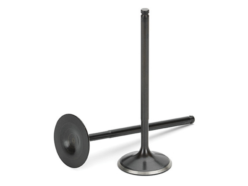 Supertech 4B11 Black Nitrided Intake Valve - +1mm Oversize - Set of 8 for EVO X