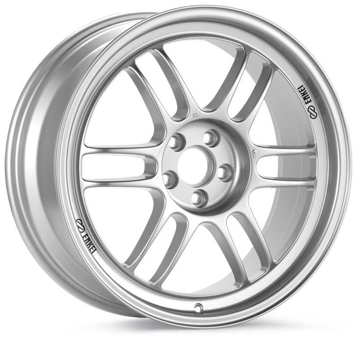 Enkei RPF1 17x8.5 5x114.3 30mm Offset 73mm Bore Silver Wheel for EVO 8/9