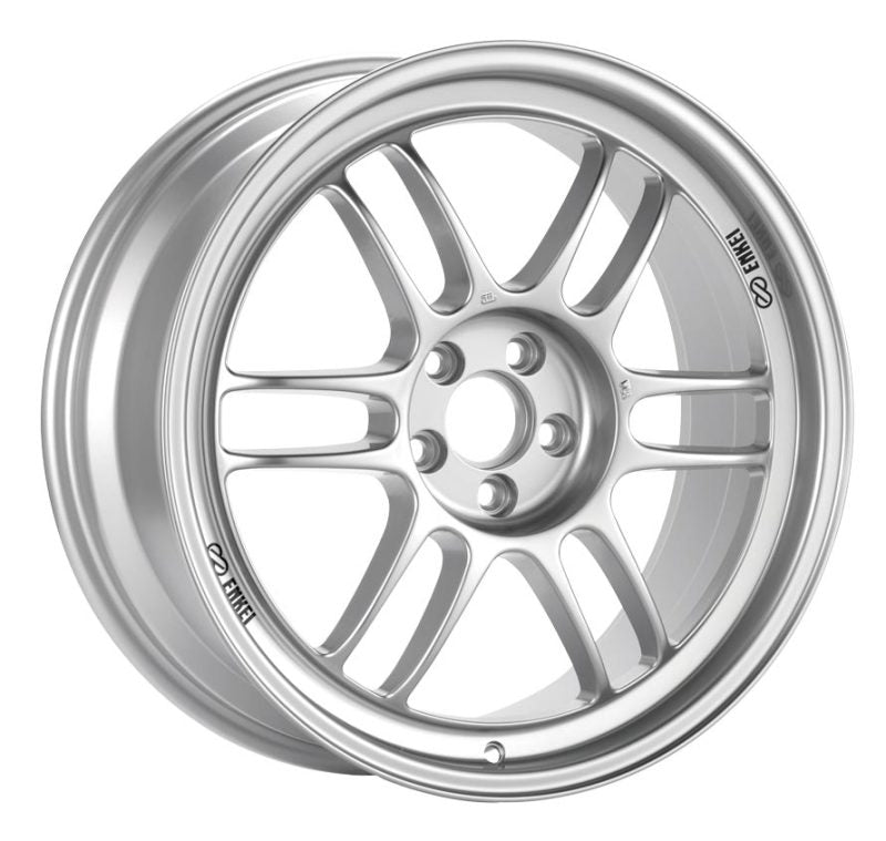 Enkei RPF1 17x8.5 5x114.3 30mm Offset 73mm Bore Silver Wheel for EVO 8/9