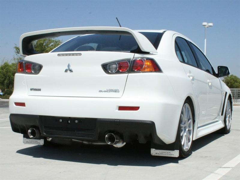 aFe Takeda Exhaust 304SS Dual Cat-Back w/ Polished Tips L4 2.0L Turbo for EVO X