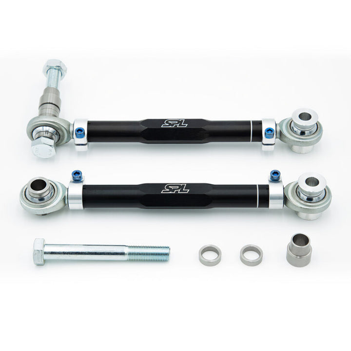 SPL Parts Parts Rear Toe Arms with Toe Eccentric Lockouts for EVO X