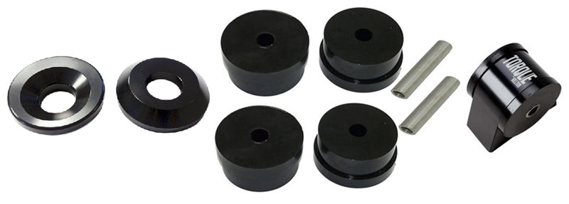 Torque Solution Solution Side/Rear Mount Inserts & Billet Front Engine Mount Combo for EVO X
