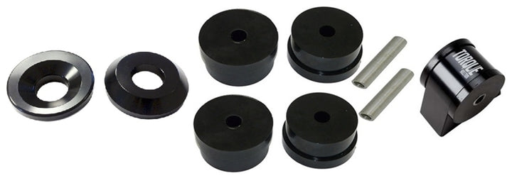 Torque Solution Solution Side/Rear Mount Inserts & Billet Front Engine Mount Combo for EVO X