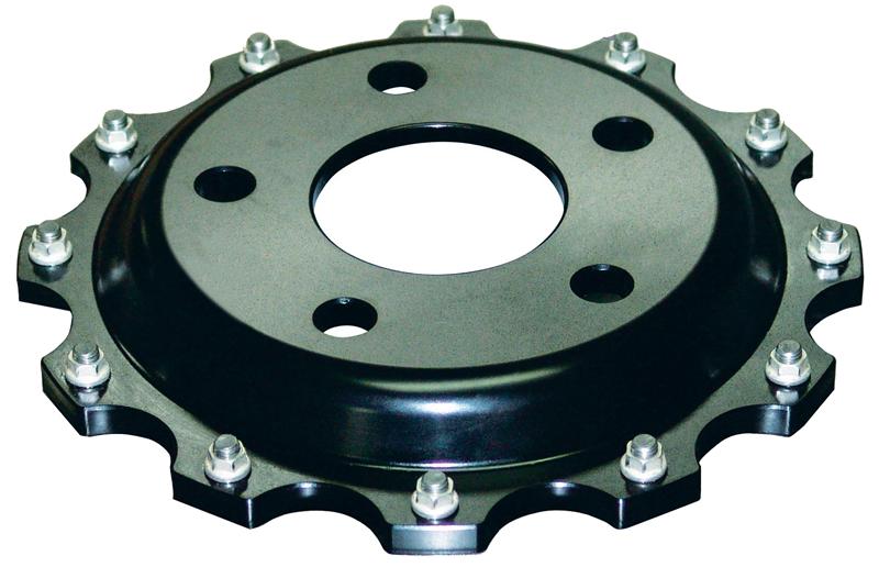 DBA T3 5000 Series Drilled and Slotted Front Replacement Rotor w/NAS Nuts KP for EVO X