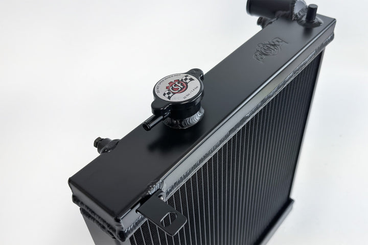 CSF 1/2 Size Radiator - Black for EVO 8/9