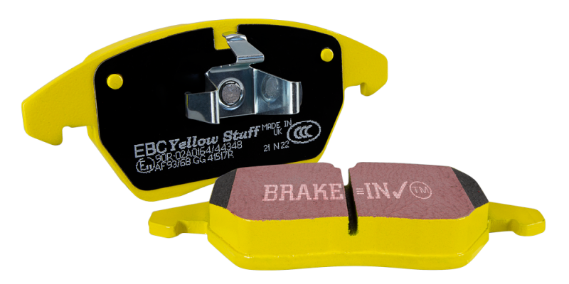 EBC 2.0T (FQ400 w/Alcon Caliper) Yellowstuff Front Brake Pads for EVO 8
