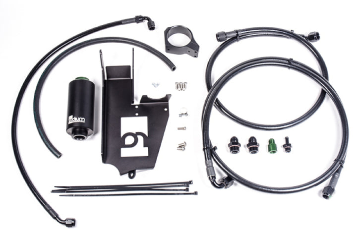 Radium Engineering Fuel Hanger Plumbing Kit - Stainless Filter for EVO 8/9