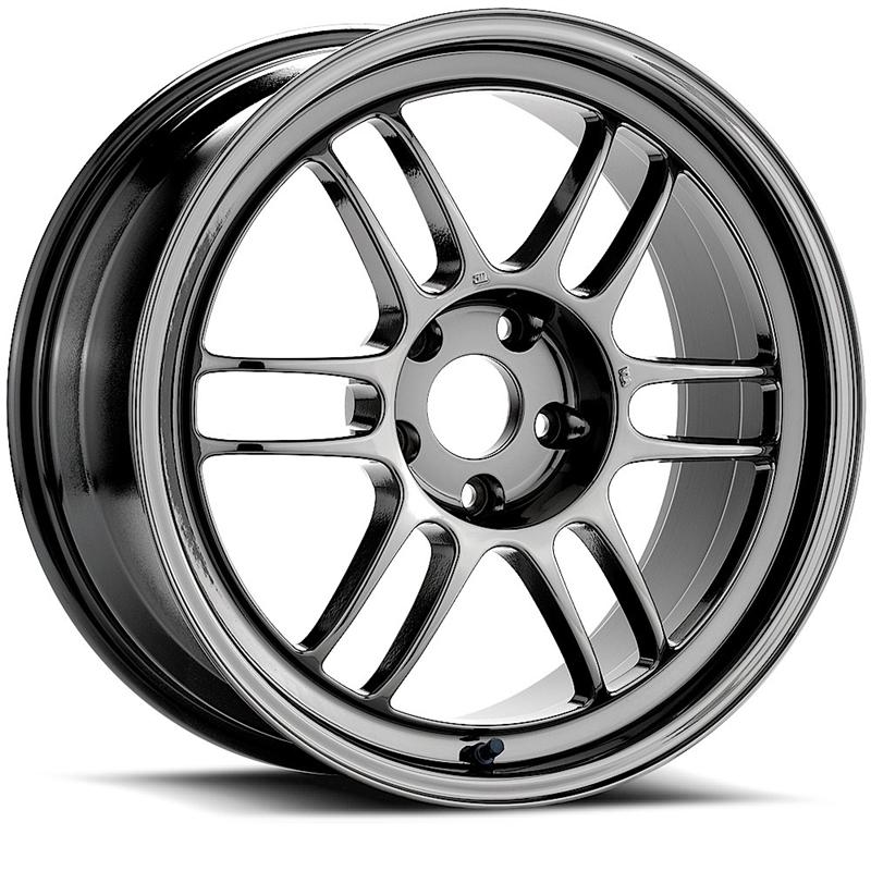 Enkei RPF1 18x8.5 5x114.3 30mm Offset 73mm Bore Silver Wheel & 9 / 350Z / G35 for EVO 8/9