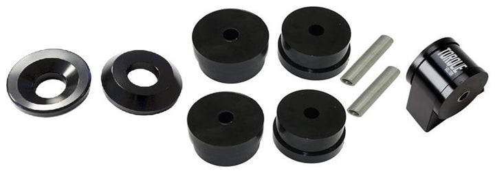 Torque Solution Solution Side/Rear Mount Inserts & Billet Front Engine Mount Combo for EVO X