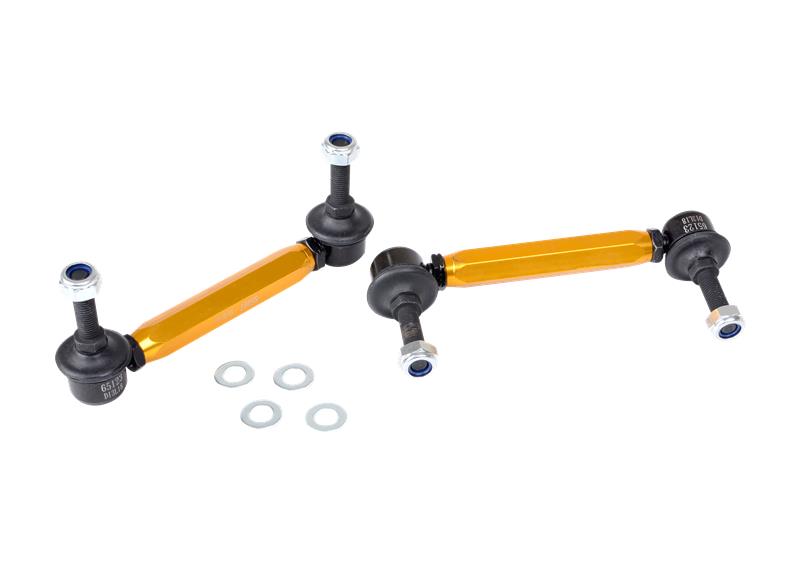 Whiteline Rear Swaybar link kit-adjustable ball end links for EVO 8/9