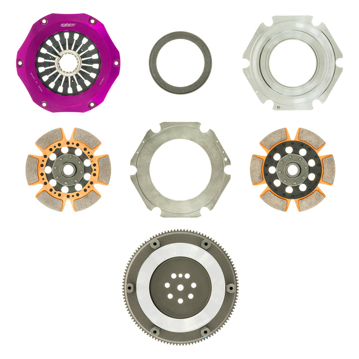 Exedy (Gen 4-7) Hyper Twin Cerametallic Clutch Rigid Disc Pull Type for EVO 8/9