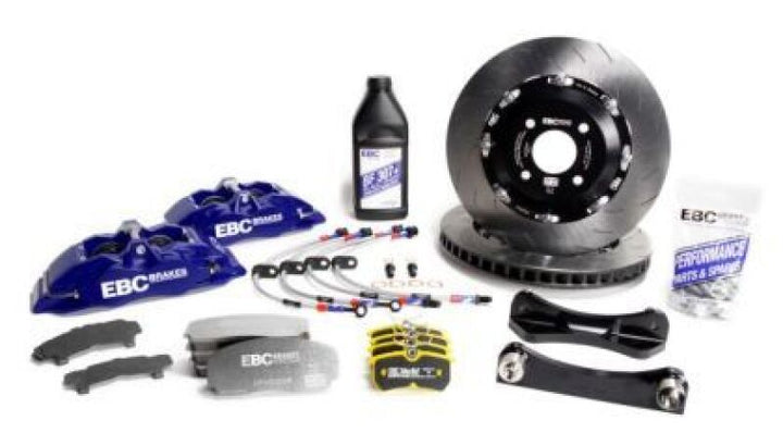 EBC Racing 2.0T Blue Apollo-6 355mm Rotors Front Big Brake Kit for EVO X