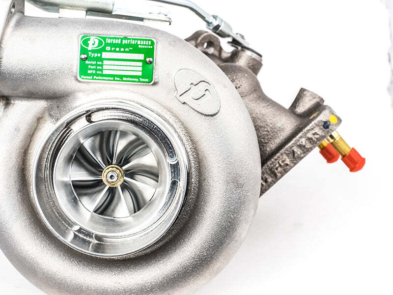 Forced Performance Performance Green FP54 Turbocharger Ball Bearing MHI Turbine Hsg w/18PSI WG for EVO 9