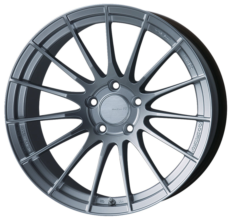 Enkei RS05-RR 18x10.5 25mm ET 5x114.3 75.0 Bore Sparkle Silver Wheel 350z Spcl Order/No Cancel for EVO X