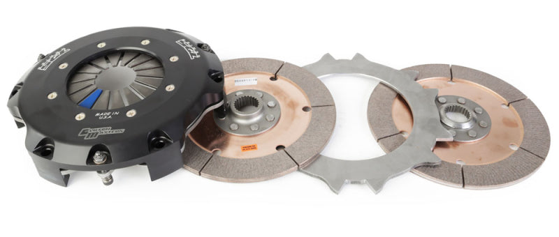 Clutch Masters Masters 2.0L Turbo FX700 Twin Disc Clutch Kit w/Steel Flywheel for EVO 8/9