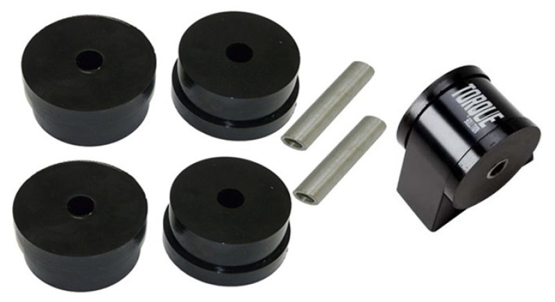Torque Solution Solution Side Mount Inserts & Billet Front Engine Mount Combo for EVO X