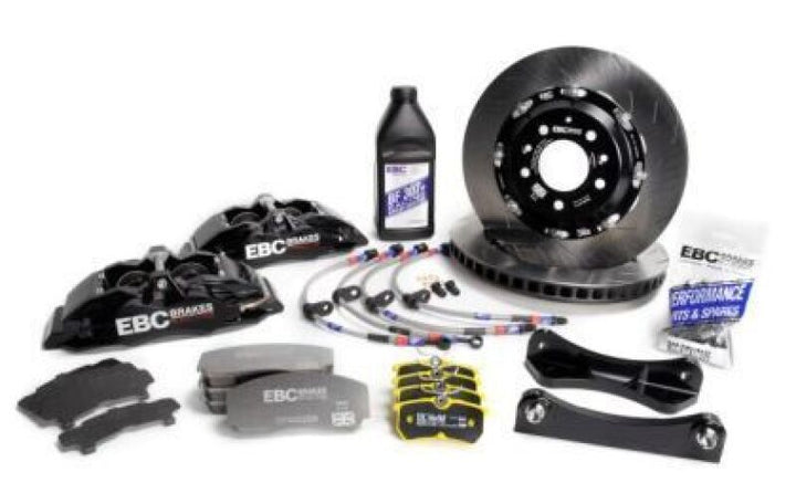 EBC Racing 2.0T Black Apollo-6 355mm Rotors Front Big Brake Kit for EVO X