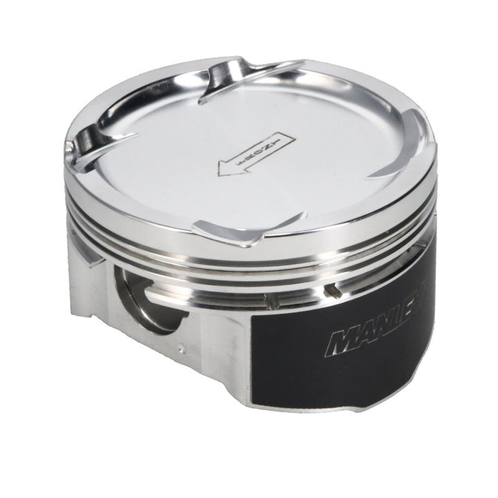 Manley Performance 86.5mm Bore +1.5mm OS 8.5/9.0 CR Dish (Extreme Duty) Pistons W/Rings - 4 for EVO 8/9