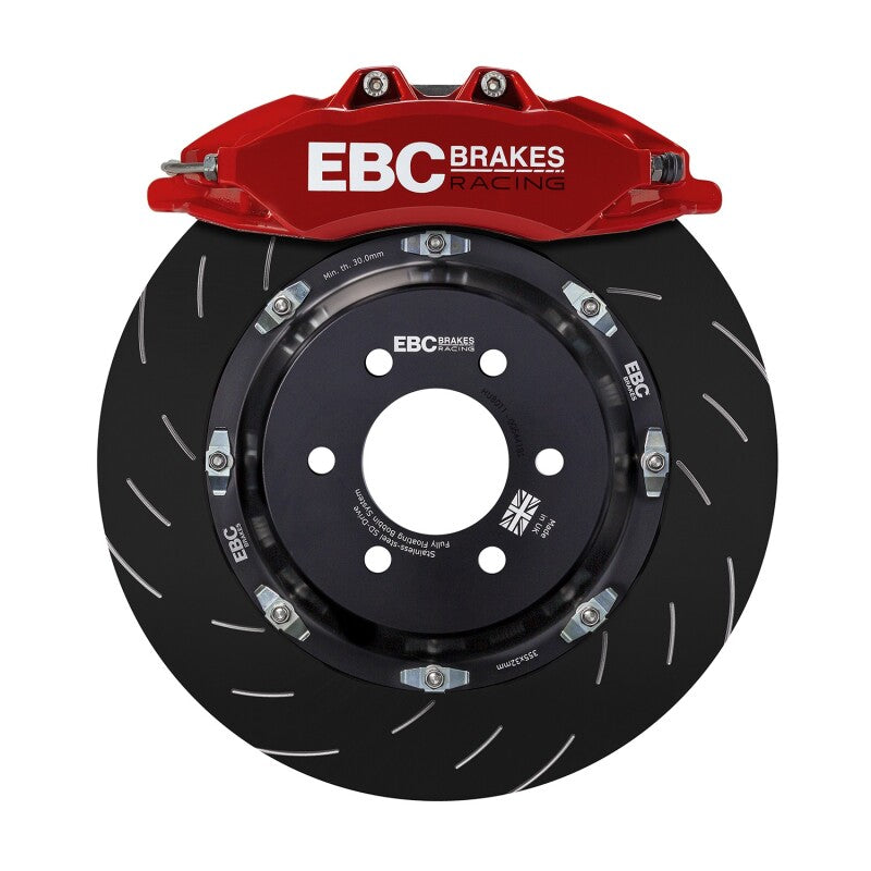 EBC Racing 2.0T Red Apollo-6 Caliper 355mm Rotors Front Big Brake Kit for EVO X