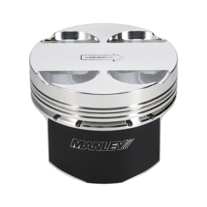 Manley Performance 4G63T 86.0mm +1.0mm Over Bore 10.0/10.5:1 Flat Top Pistons w/ Rings for EVO 8/9